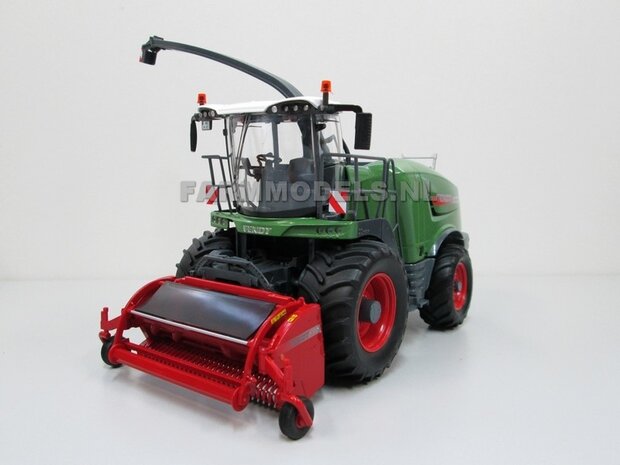 COMBI-SET: 2x Fendt Katana 85 Wiking = 1x Katana 85 met maisbek + 1x Katana 85 met graspickup  1:32   NB2B