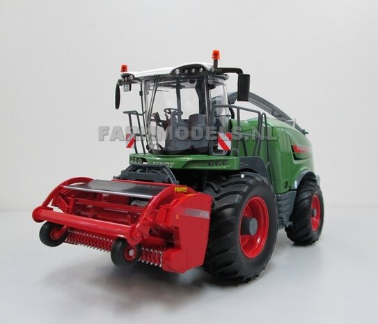 COMBI-SET: 2x Fendt Katana 85 Wiking = 1x Katana 85 met maisbek + 1x Katana 85 met graspickup  1:32   NB2B