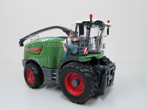 Fendt Katana 85 Wiking, Hakselaar met maisbek en grasopraper 1:32 Wiking WK77813   NB2B