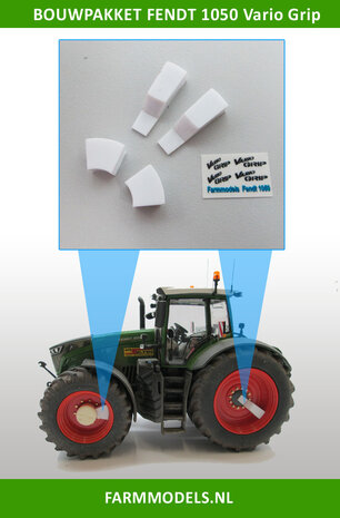 Vario Grip Luchtsysteem Fendt 1050 + stickerset Vario Grip, Blank geleverd 1:32 