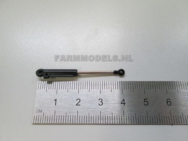 Cilinder lengte in=31.3 mm, lengte uit=43 mm, &Oslash; 3.5 mm