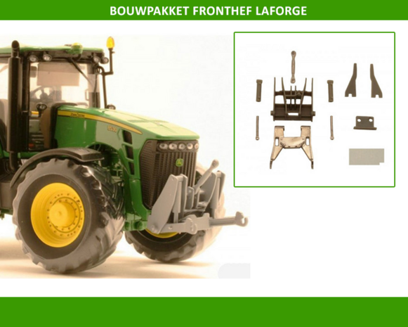 Fronthef Laforge 80.3 S John Deere 8030 en 8R serie BOUWKIT 1:32   04125   