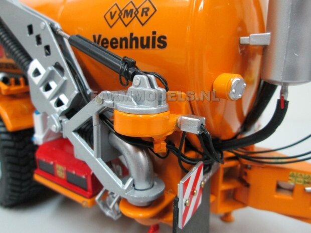 Hydro Motor klein Zilvergrijs 1:32 