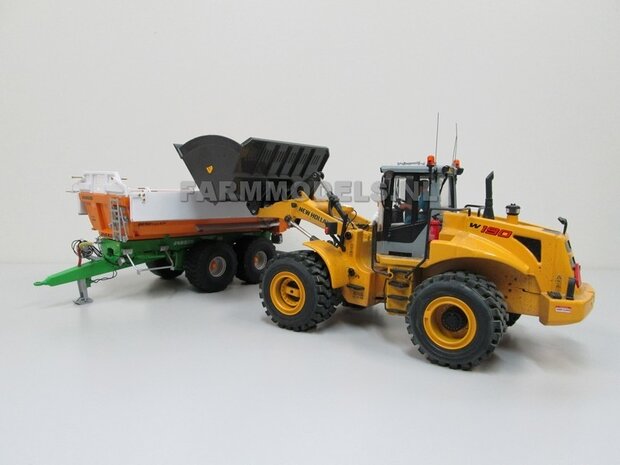 BOUWKIT: BECO Volumebak geschikt voor o.a. snelwissel koppeling 510005 t/m 510095 &amp; Volvo VAB-STD van AT &amp; Claas Torion/ Liebherr L 556 van Wiking modellen 1:32 (HTD)