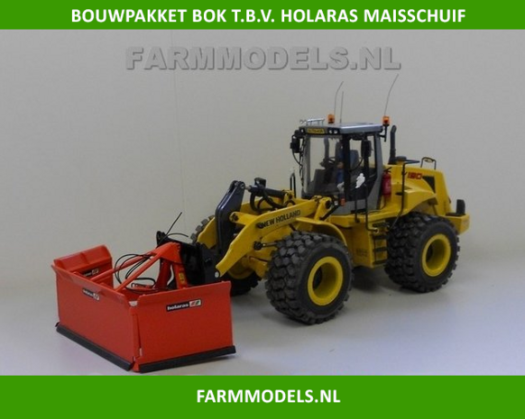 BOUWKIT: Bok voor Holaras Ma&iuml;sschuif geschikt voor o.a. snelwissel koppeling 510005 t/m 510095 &amp; Volvo VAB-STD van AT &amp; Claas Torion/ Liebherr L 556 van Wiking modellen 1:32 (HTD)