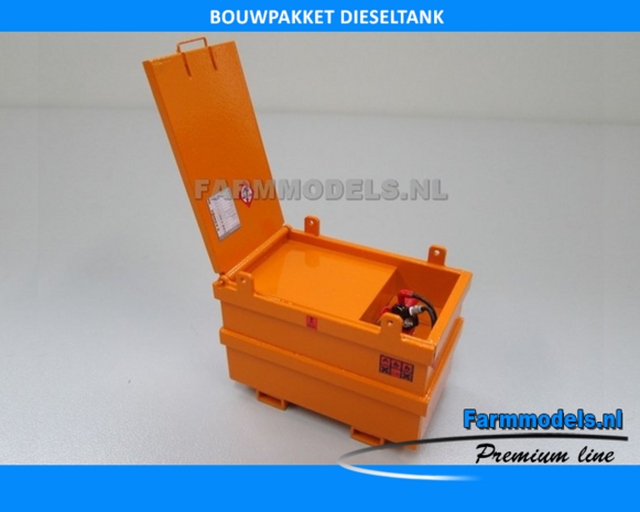 Dieseltank Premiumline bouwkit met klep, dieselmotor, slang en vulpistool / nozlle 1:32 (HTD)                  