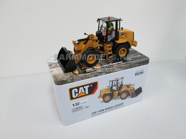 Caterpillar 910K shovel / wiellader 1:32 - DELUXE SET + Machinist  DCM  85294  