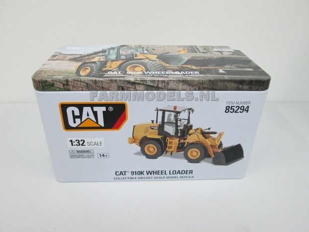 Caterpillar 910K shovel / wiellader 1:32 - DELUXE SET + Machinist  DCM  85294  