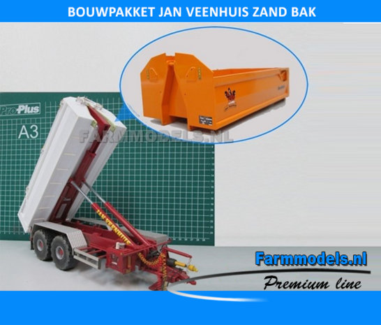 Jan Veenhuis zand bak t.b.v. tandem asser haakarm Carrier BOUWKIT 1:32