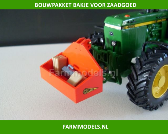 BOUWKIT: Bakje voor zaadgoed / Frontbak  (ook voor achterhef)  1:32 