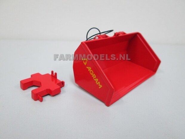 Agram Grondbak - voor front of achterhef 1:32 Replicagri REP023  