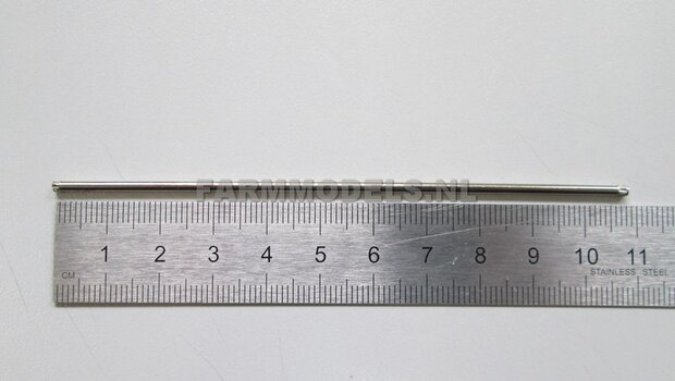 Spiebaan as 03 as &Oslash; 2 mm, 1x lengte ong. 108 mm 
