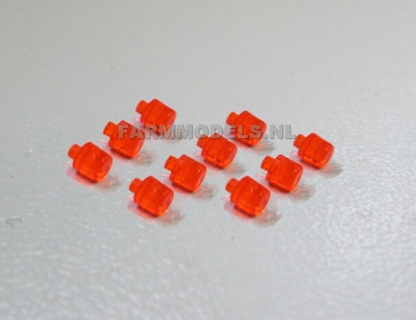 10x Toplichtjes &Oslash; 1.97 mm Oranje, 1:32  