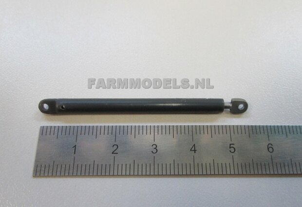 2x!! Cilinder Donker grijs, Lengte in: 54 mm, Lengte uit: 95 mm, &Oslash; 4.05 mm                      