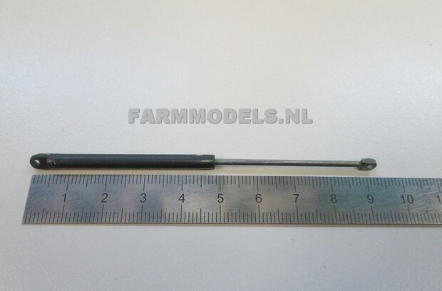 2x!! Cilinder Donker grijs, Lengte in: 54 mm, Lengte uit: 95 mm, &Oslash; 4.05 mm                      