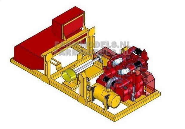 Pomprek t.b.v. VMR Veenhuis Vacuumpomp + hydroliek kast 1:32