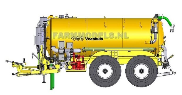 VMR Veenhuis Tandem as mesttank  Bouwpakket 1:32,  leverbaar ???