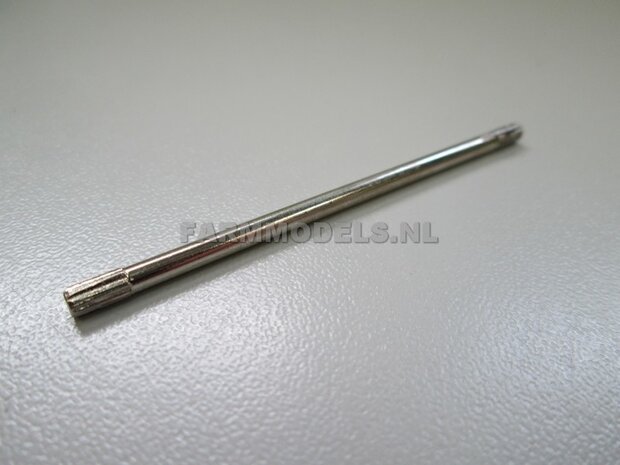 Spiebaan as 02 1x as &Oslash; 2 mm, lengte ong. 62.9 mm