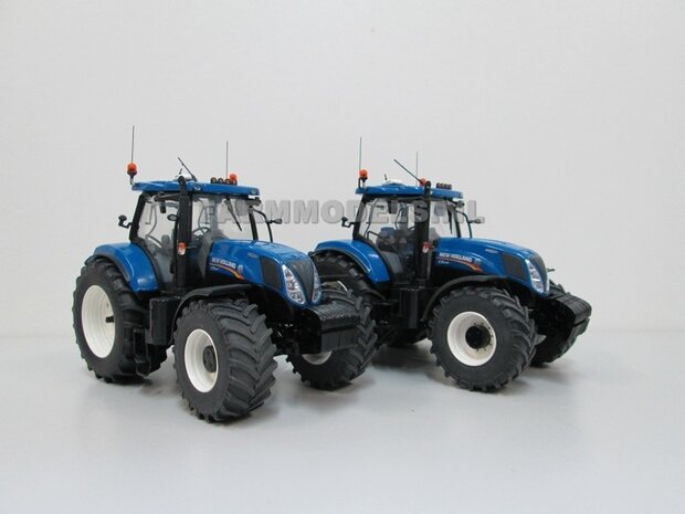 544. 3x New Holland T7.210 op brede sloffen