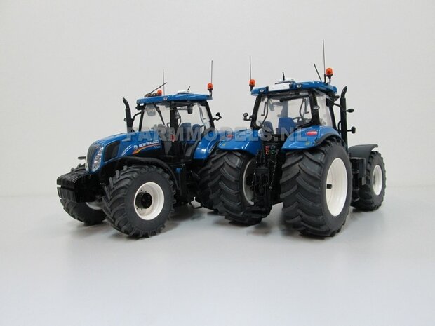 544. 3x New Holland T7.210 op brede sloffen