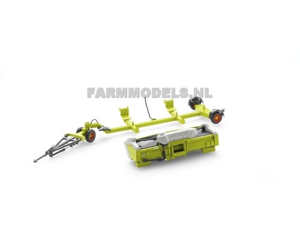 Claas Direct Disc 520 met aanhanger 1:32 Wiking WK77825