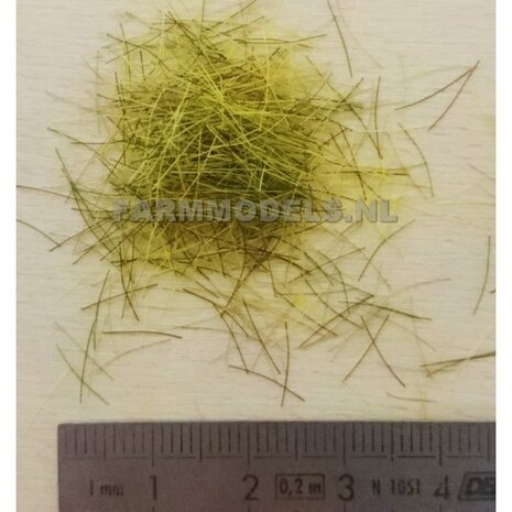 Gras / Grass Herfst Groen strooi gras 12mm, inhoud 1/2 Liter 1:32 (05314)