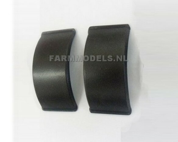 2x Spatborden ZONDER STEUN ong. 20 mm breed  03  Universeel te gebruiken  1:32   
