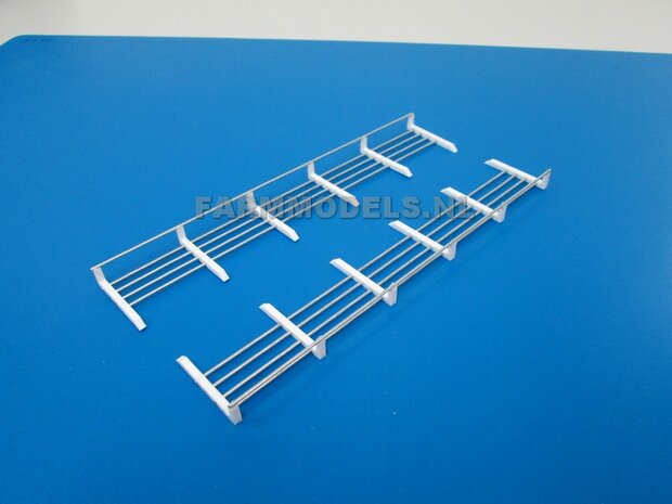 2x Slangrek bouwkit, 150 mm lengte maximaal , geschikt voor enkelas, 2- en 3 asser mesttanks, 1:32