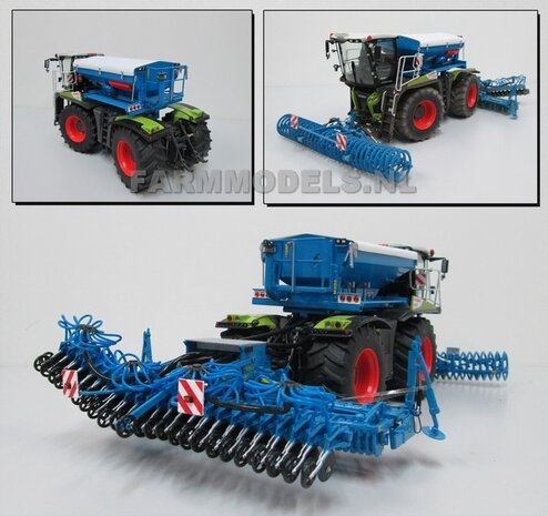  Lemken Claas Xerion Opbouw unit + Zirkon 10/600 rotorkopeg 6 meter 1:32