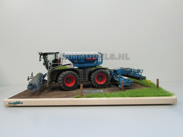  Lemken Claas Xerion Opbouw unit + Zirkon 10/600 rotorkopeg 6 meter 1:32