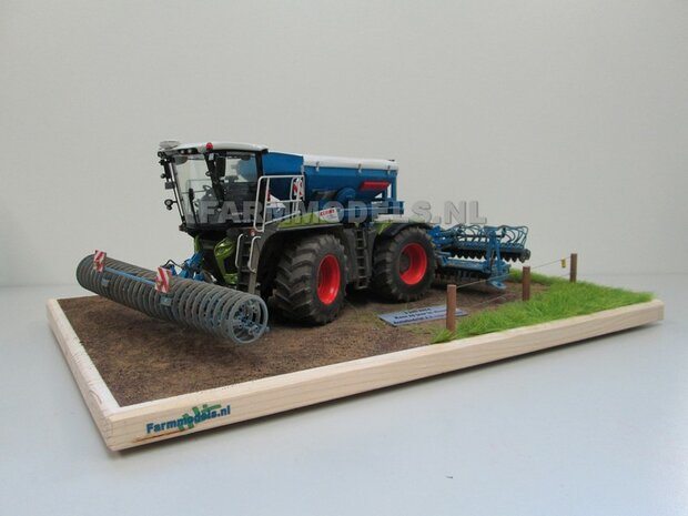  Lemken Claas Xerion Opbouw unit + Zirkon 10/600 rotorkopeg 6 meter 1:32