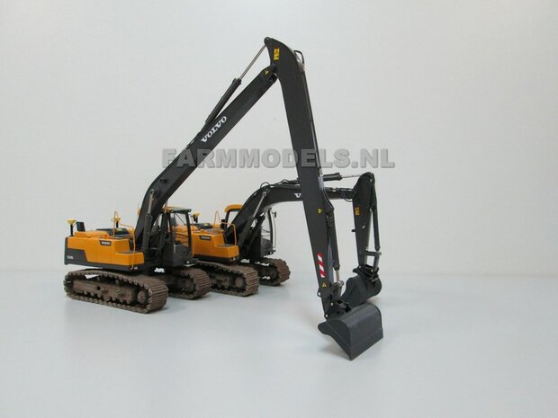 Long Reach Giek BECO + snelwisselset BOUWKIT t.b.v. Hitachi 210 Zaxis/ New Holland 215 ROS  1:32 (incl. snelwisselset) (HTD)                