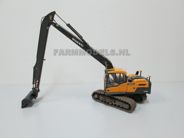 Long Reach Giek BECO + snelwisselset BOUWKIT t.b.v. Hitachi 210 Zaxis/ New Holland 215 ROS  1:32 (incl. snelwisselset) (HTD)                