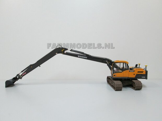 Long Reach Giek BECO + snelwisselset BOUWKIT t.b.v. Hitachi 210 Zaxis/ New Holland 215 ROS  1:32 (incl. snelwisselset) (HTD)                