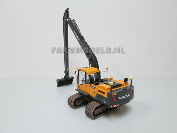 Long Reach Giek BECO + snelwisselset BOUWKIT t.b.v. Hitachi 210 Zaxis/ New Holland 215 ROS  1:32 (incl. snelwisselset) (HTD)                