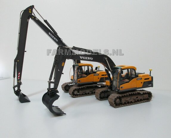 Long Reach Giek BECO + snelwisselset BOUWKIT t.b.v. Hitachi 210 Zaxis/ New Holland 215 ROS  1:32 (incl. snelwisselset) (HTD)                