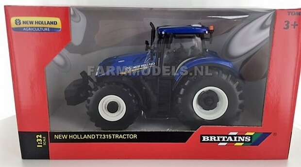 New Holland T7.315 1:32 BRITAINS  BR43149A1  