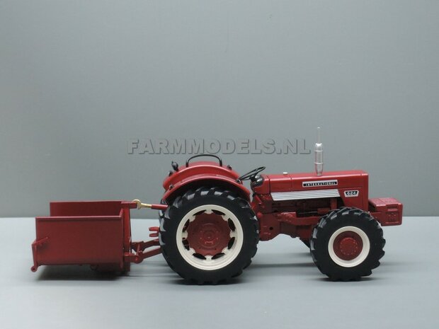  Kiepbakje - IHC Rood geschikt voor front- of achterhef 1:32 Replicagri REP140Red PRE-ORDER