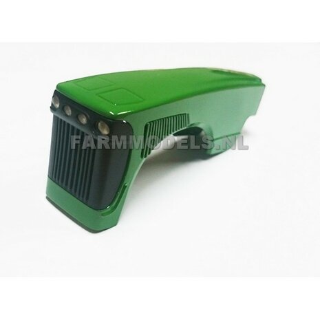 John Deere 8020 ombouwkit: Motorkap + radiateur rooster + 4 werklampen Verbouwset / BOUWKIT 1:32   01313