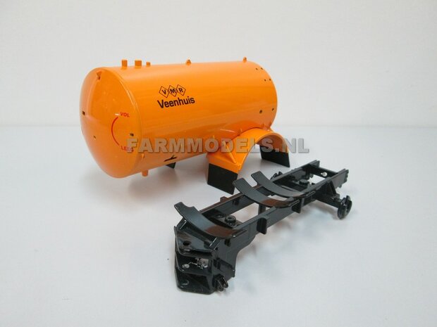 (VMR) enkel asser BASIS mesttank  + chassis, Bouwpakket 1:32 (HTD)