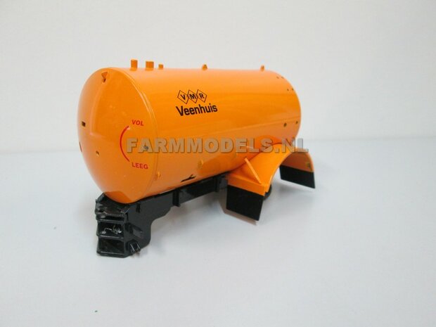 (VMR) enkel asser BASIS mesttank  + chassis, Bouwpakket 1:32 (HTD)