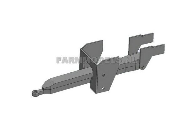 Combiset: 24835 + 24836 = Dissel Recht + enkel asser BASIS mesttank, 2x Bouwpakket 1:32 (HTD)