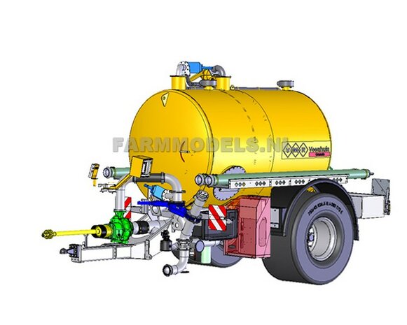 VMR Veenhuis QUANTA Dissel, t.b.v. enkel asser BASIS mesttank, Bouwpakket 1:32 (HTD)