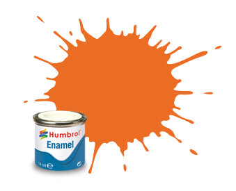 HAA0196 Nr. 18 Orange gloss - 14ml Enamel paint