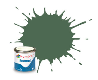 HAA0847 Nr. 76 Uniform green matt - 14ml Enamel paint