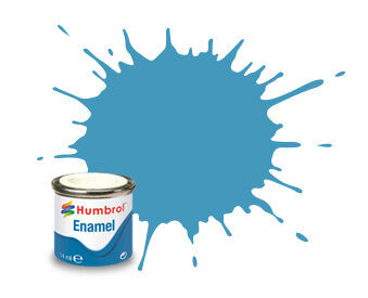 HAA0984 Nr. 89 Middle blue matt - 14ml Enamel paint