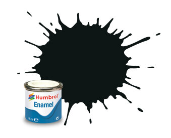 HAA1002 Nr. 91 Black green matt - 14ml Enamel paint