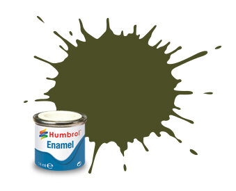 HAA1688 Nr. 155 Olive drab matt - 14ml Enamel paint 