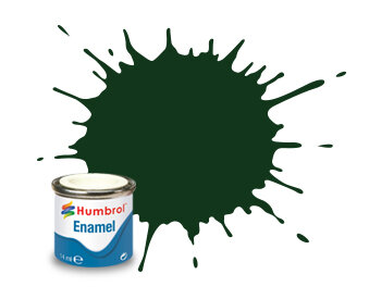 HAA6330 Nr. 195 Dark green satin - 14ml Enamel paint