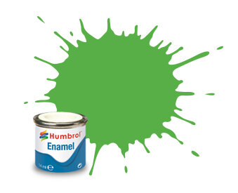 HAA7081 Nr. 208 Fluorescent signal green gloss - 14ml Enamel paint